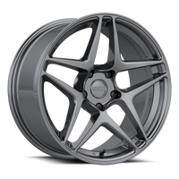 Kansei K15G Astro 18x9.5in / 5x120 BP / 35mm Offset / 72.56mm Bore - Gunmetal Wheel